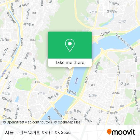 서울 그랜드워커힐 아카디아 map