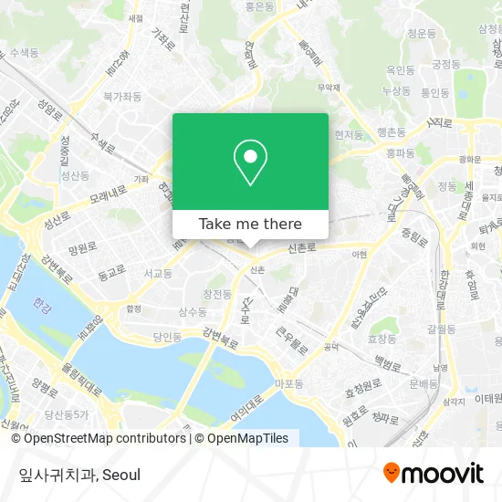 잎사귀치과 map