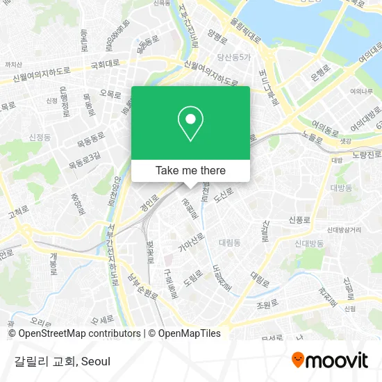 갈릴리 교회 map