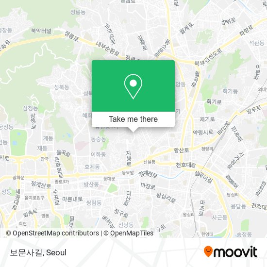 보문사길 map