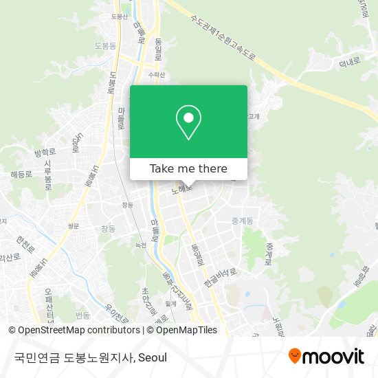 국민연금 도봉노원지사 map