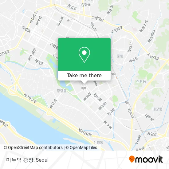 마두역 광장 map