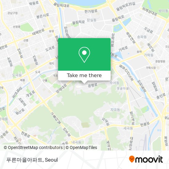 푸른마을아파트 map