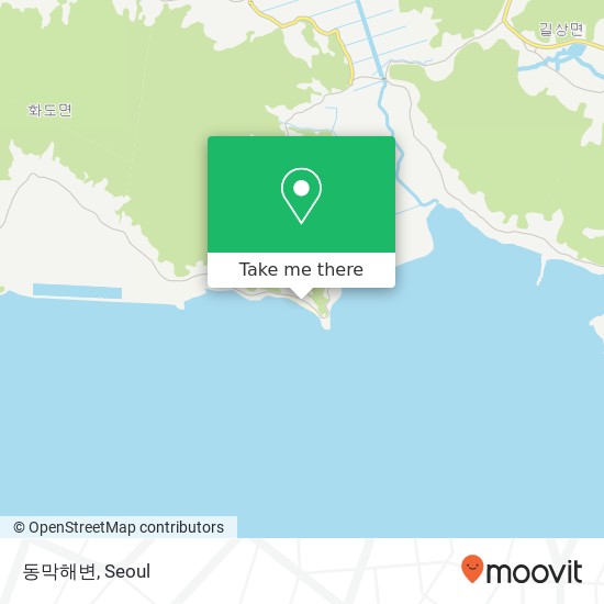 동막해변 map