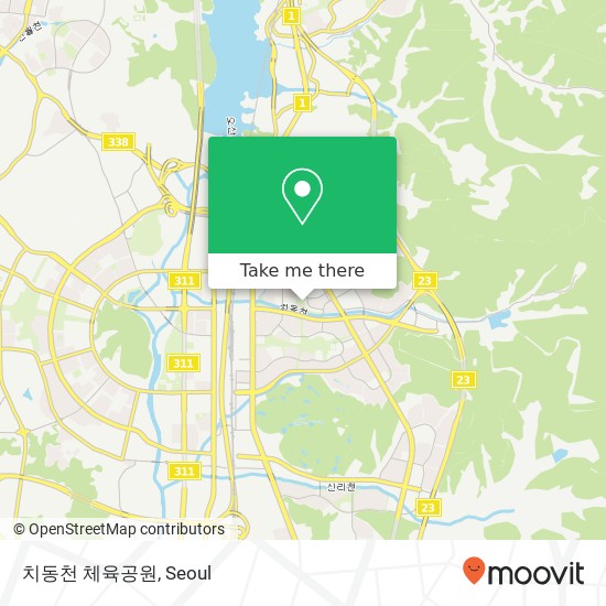 치동천 체육공원 map