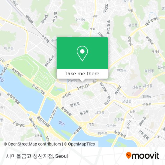 새마을금고 성산지점 map