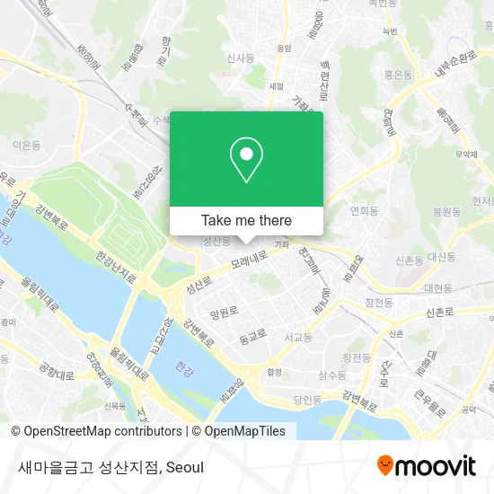 새마을금고 성산지점 map