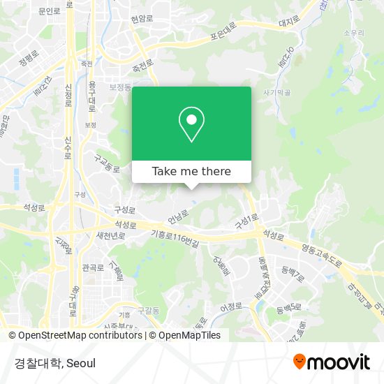 경찰대학 map
