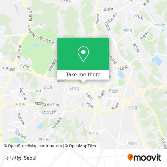 신천동 map