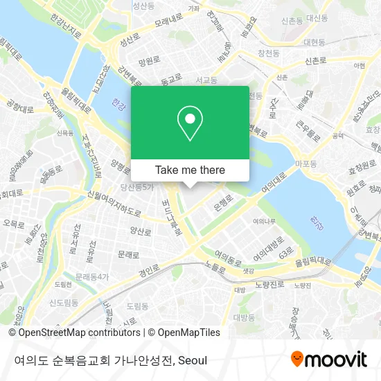 여의도 순복음교회 가나안성전 map