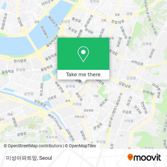 미성아파트앞 map