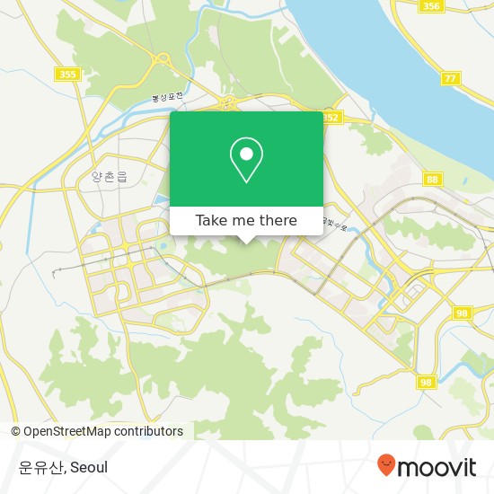 운유산 map