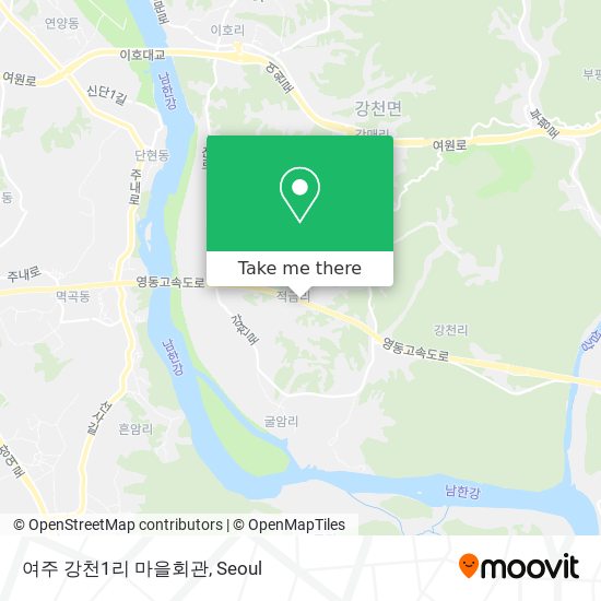 여주 강천1리 마을회관 map