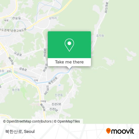 북한산로 map