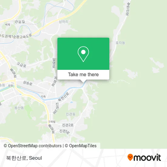북한산로 map