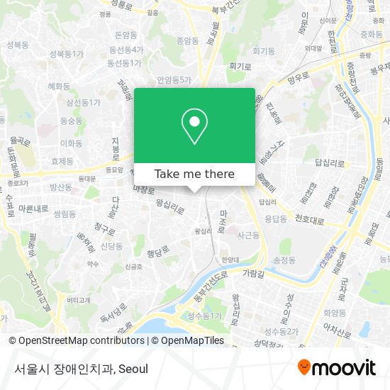 서울시 장애인치과 map