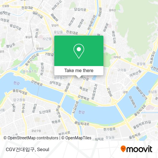 CGV건대입구 map