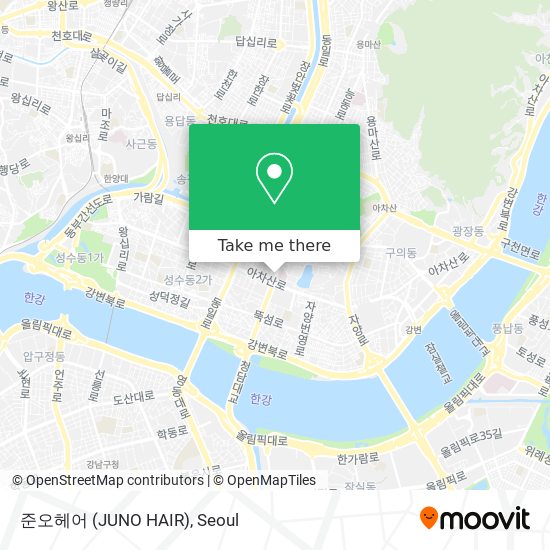 준오헤어 (JUNO HAIR) map