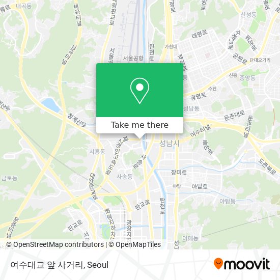 여수대교 앞 사거리 map