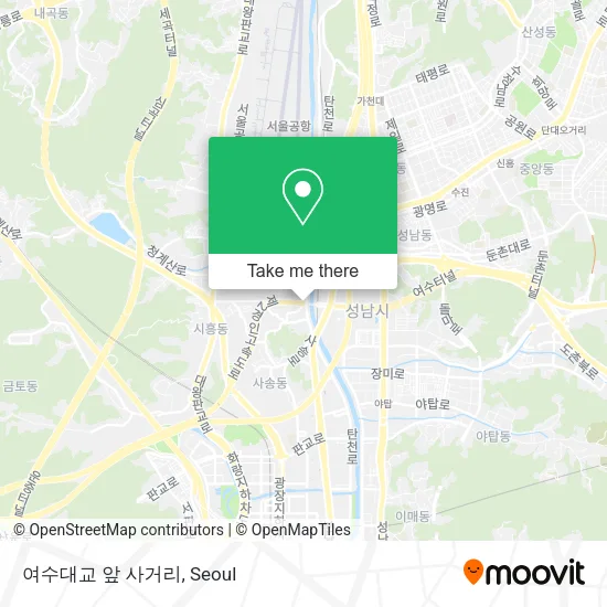 여수대교 앞 사거리 map