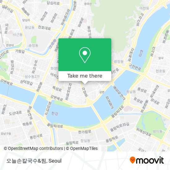 How to get to 오늘손칼국수&찜 in 광진구, 서울시 by Subway or Bus | Moovit