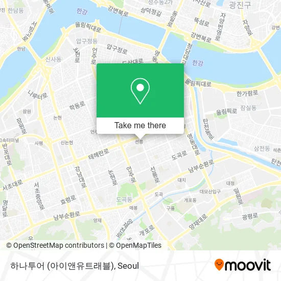 하나투어 (아이앤유트래블) map