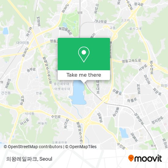 의왕레일파크 map