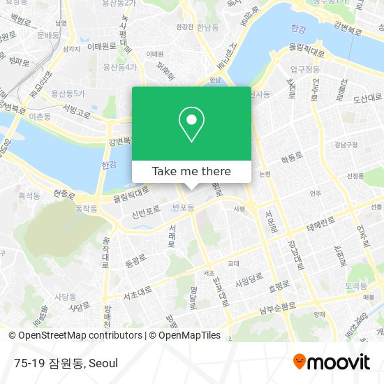 75-19 잠원동 map