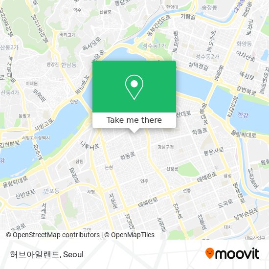 허브아일랜드 map