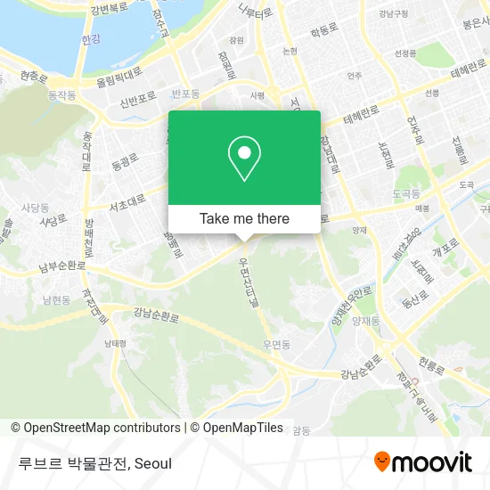 루브르 박물관전 map