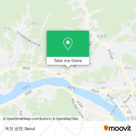 옥천 냉면 map