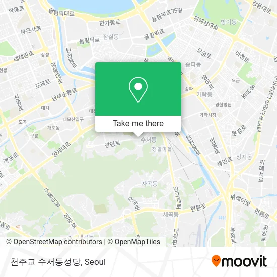 천주교 수서동성당 map