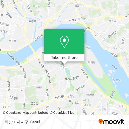 하남미사지구 map