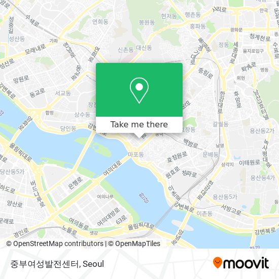 중부여성발전센터 map