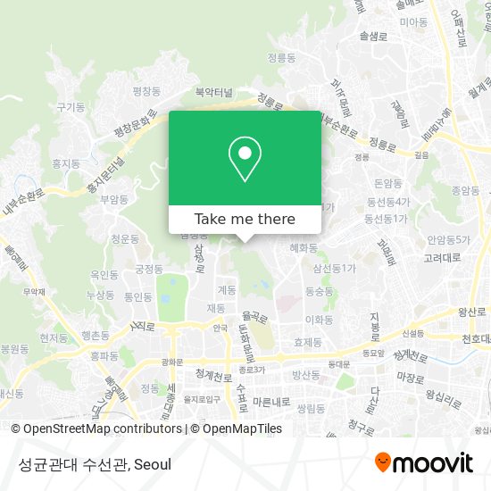 성균관대 수선관 map