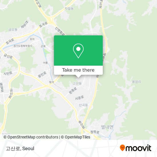 고산로 map