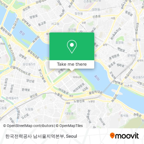 한국전력공사 남서울지역본부 map