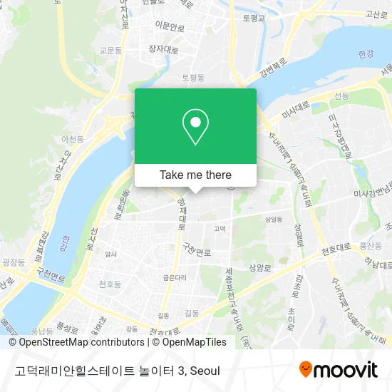 고덕래미안힐스테이트 놀이터 3 map