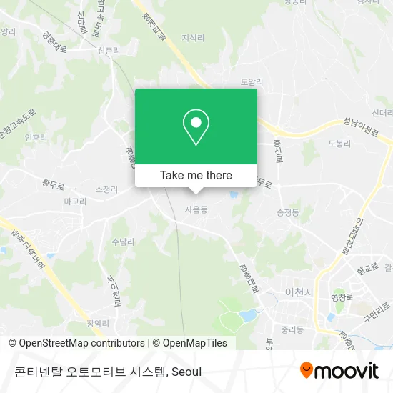 콘티넨탈 오토모티브 시스템 map