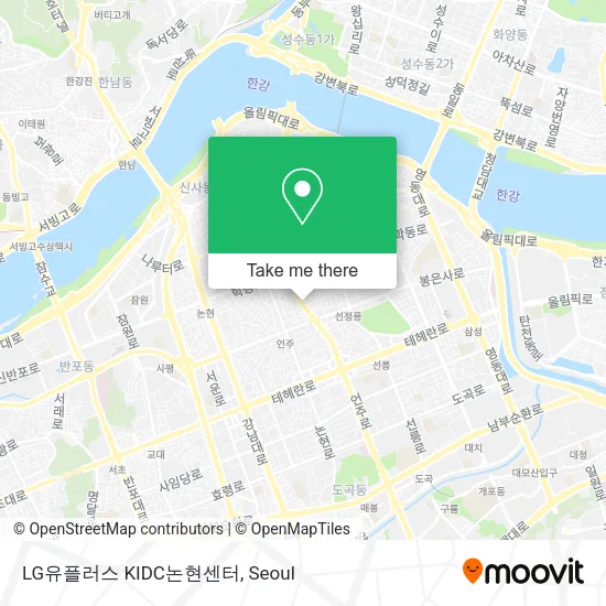 LG유플러스 KIDC논현센터 map