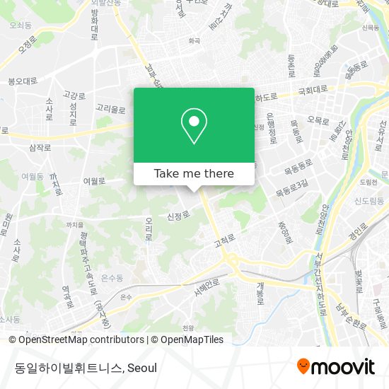동일하이빌휘트니스 map
