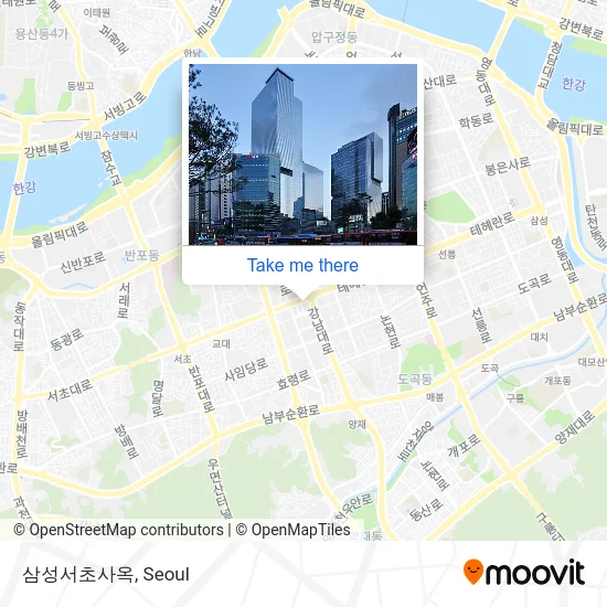삼성서초사옥 map