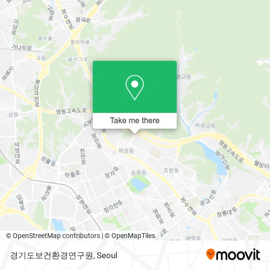 경기도보건환경연구원 map