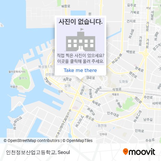 인천정보산업고등학교 map