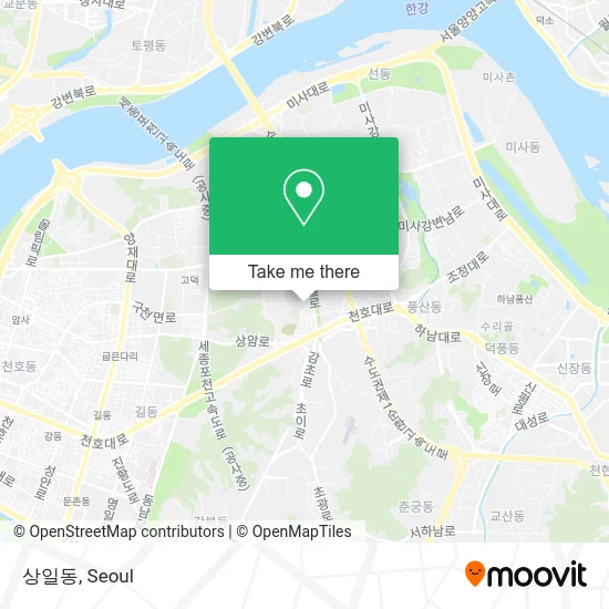 상일동 map
