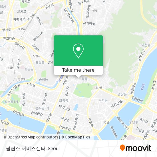 필립스 서비스센터 map