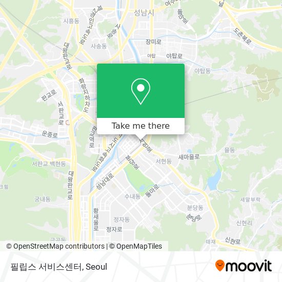 필립스 서비스센터 map