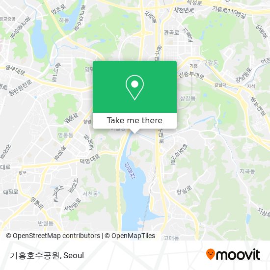 기흥호수공원 map
