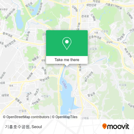 기흥호수공원 map