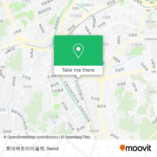 롯데팩토리아울렛 map